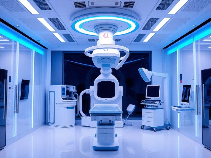 Medical facility using radiation shielding